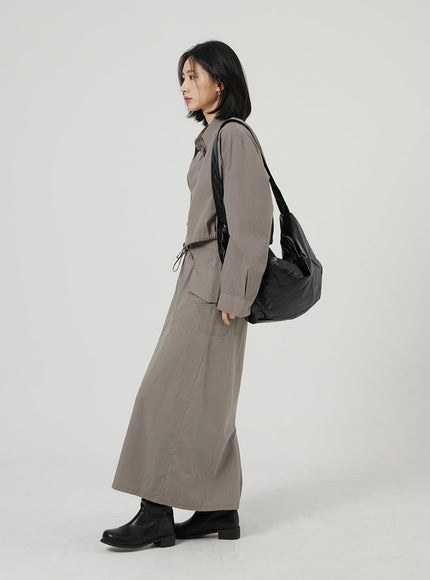 繫帶細節短款襯衫 OF310