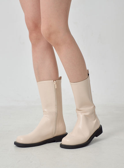 中小腿側拉鍊靴 OJ300