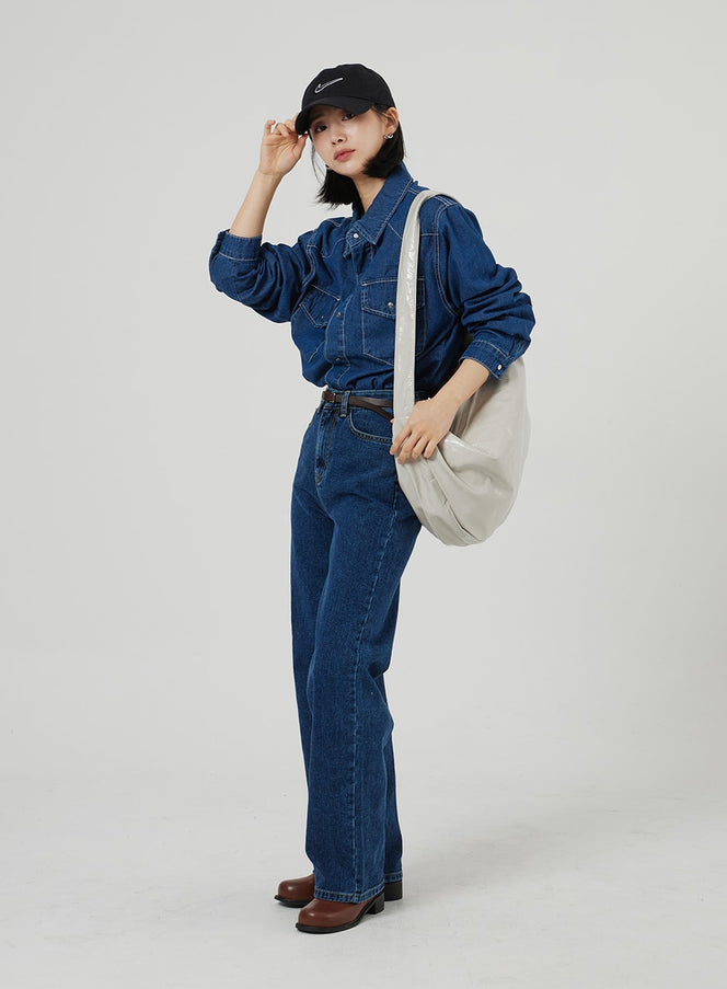 人造皮革半月斜挎包 OF310