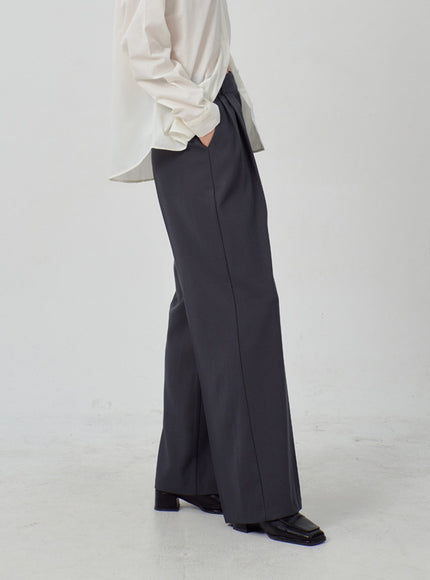 闊腿精裁褲 IM316