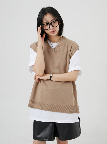 人造皮百慕大短褲 OM303