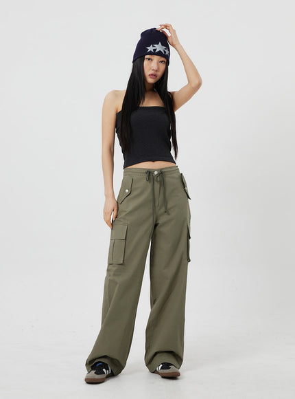 羅紋針織抹胸上衣 CF323