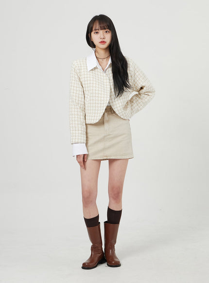 高腰棉質裙褲 OF328