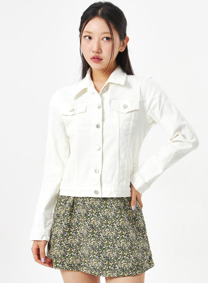 Button Cotton Jacket CA314