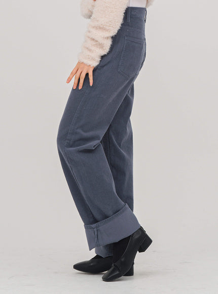 Wide Leg Corduroy Pants D3