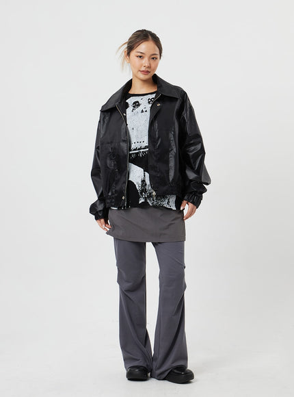 超大號尼龍夾克男女皆宜 CF316