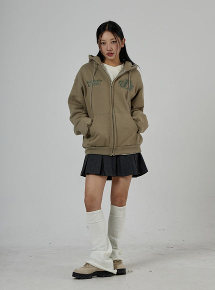 Graphic Zipper Hoodie Sweatshirt Unisex CD26