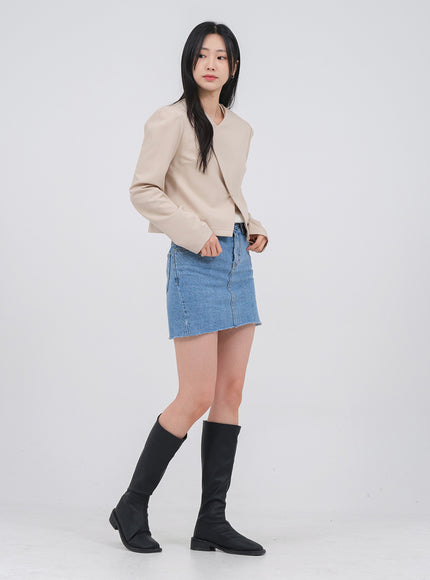 牛仔迷你裙褲 U2202