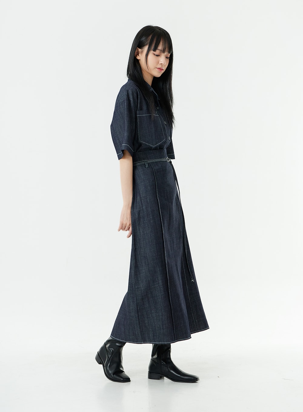 Sass and clearance bide denim dress