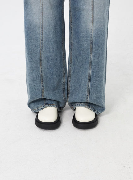 Round Toe Platform Loafer CM317