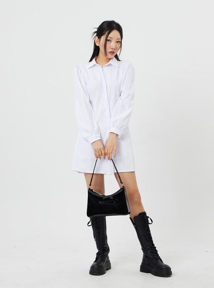 迷你襯衫連衣裙CF316