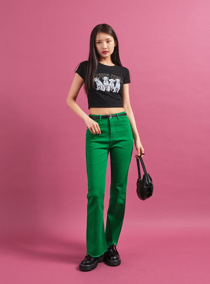 Dalmation 短款 T 卹 CY17