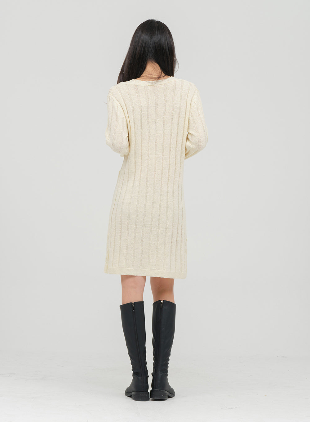 Knitted Knee Length Dress