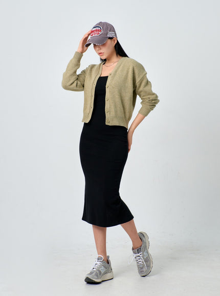 V 領針織開衫 IJ330