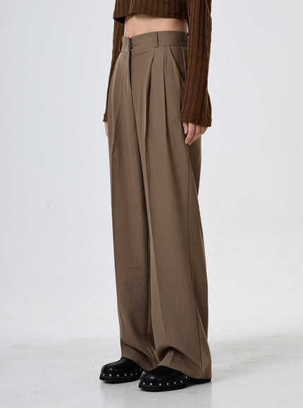 Basic Pintuck Tailored Pants CG30