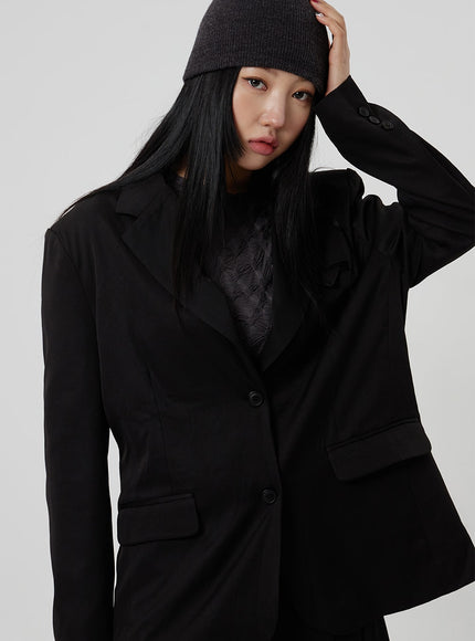 超大基本款夾克 CF306