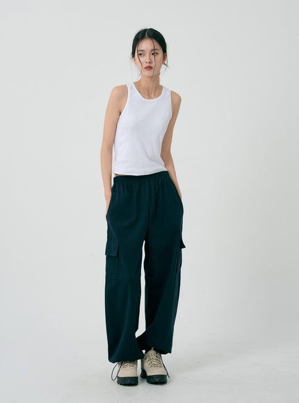 圓領無袖上衣 ID08