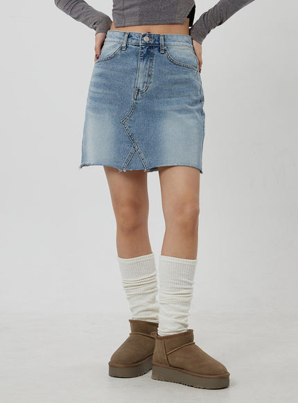 牛仔迷你裙CF302