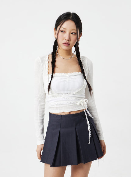 蕾絲上衣開衫套裝 CM324