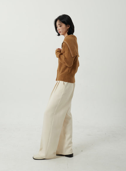 Wide Leg Tailored Pants OJ309