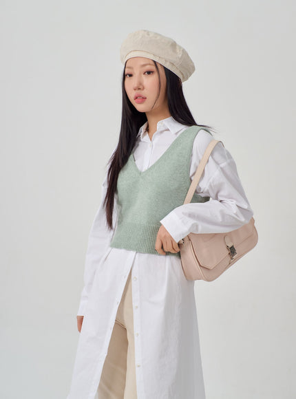 V領簡約背心 IM316