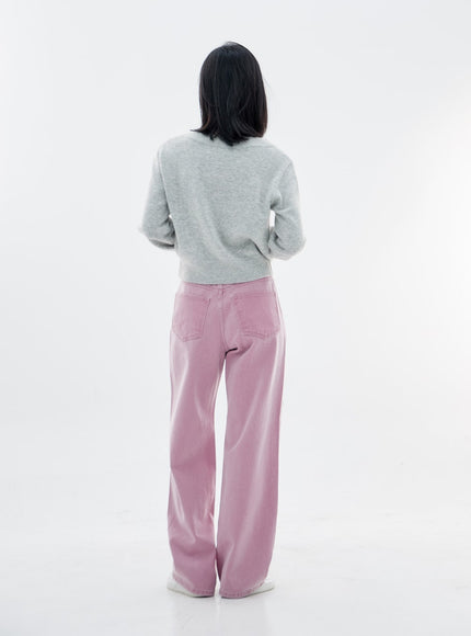 Basic V-Neck Midi Knit OO04