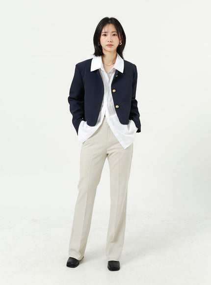 金色鈕扣夾克 OM314