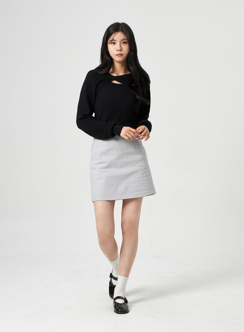 Knit Top And Bolero Set OA313