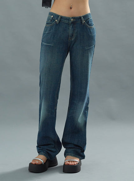 Low Rise Bootcut Jeans CU20