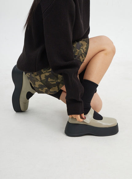 方頭厚底瑪麗珍 CJ317