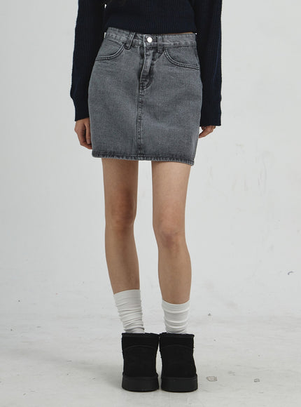 Denim Mini Skirt CD07