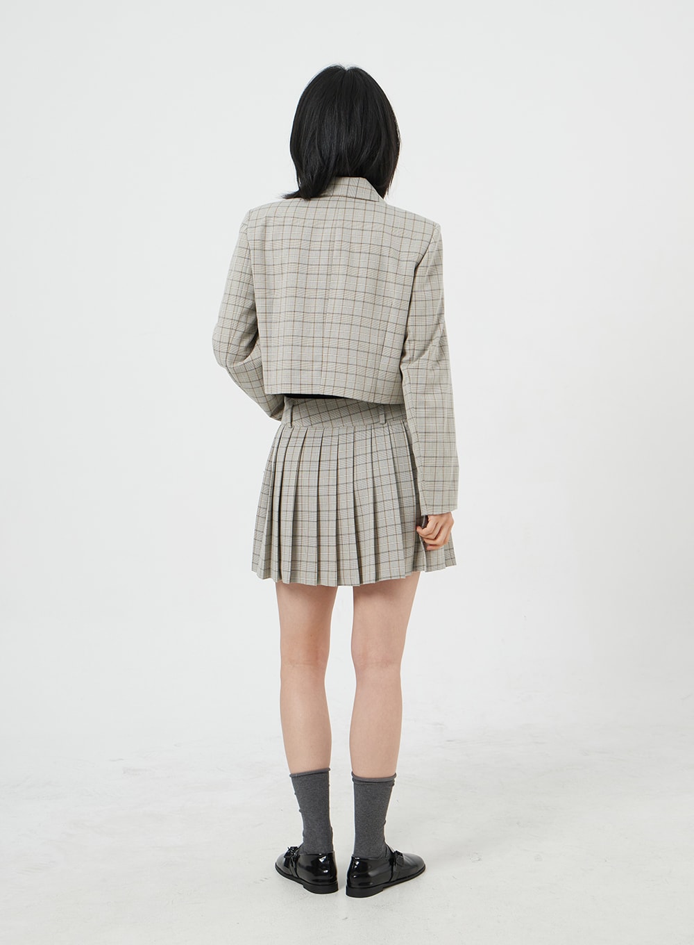 Plaid Mini Skirt OM327