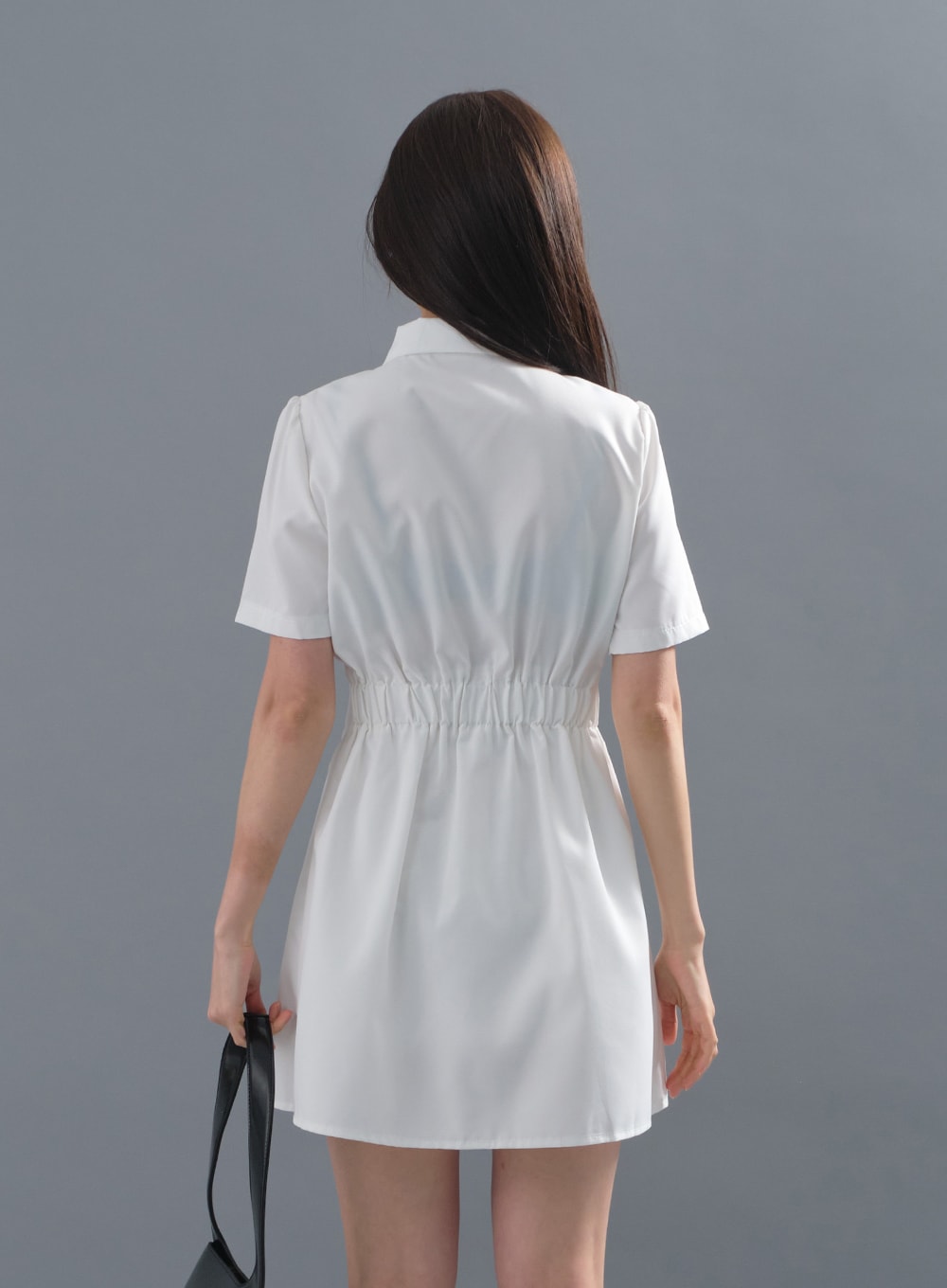 Pintuck Shirt Dress