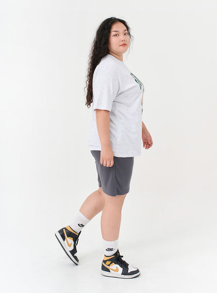 Plus Basic Bending Half Pants IG09