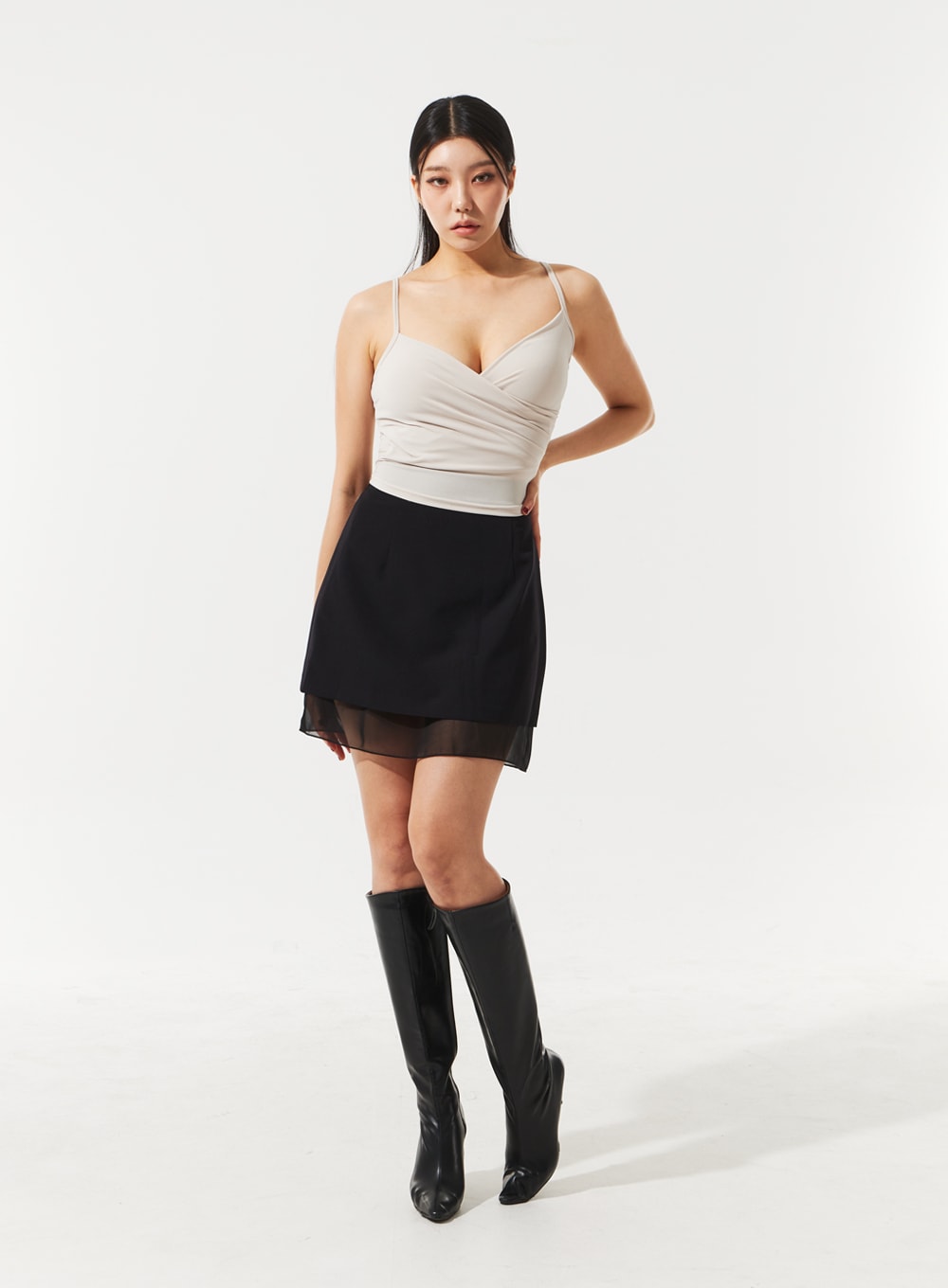 Layered Mini Skirt IM329