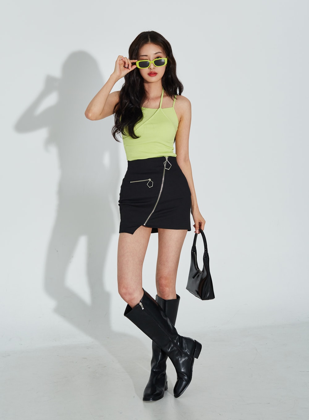 Layered Double Fluo Sleeveless Top CU28