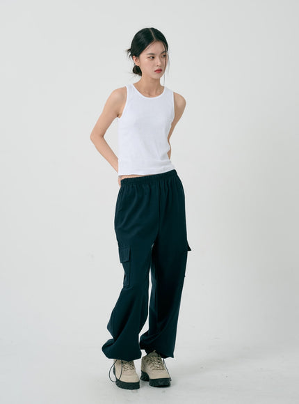 圓領無袖上衣 ID08