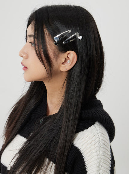 迷你心形髮夾 BJ316