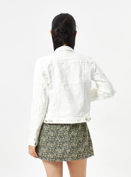 Button Cotton Jacket CA314