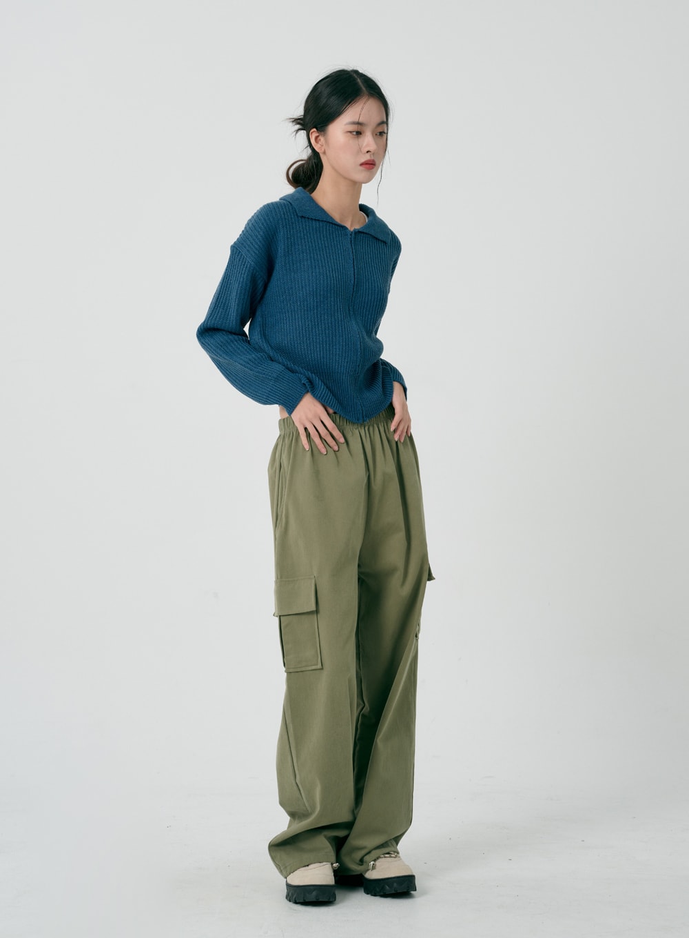 Baggy Surplus Pants - Green