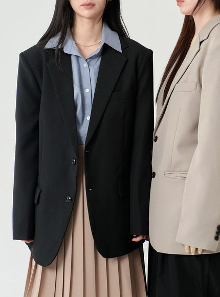 Pocket OS06 基本款兩粒扣西裝外套