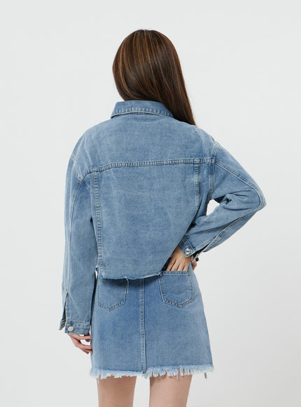 Sienna 短款牛仔褲夾克 CS21