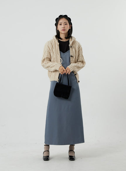 兩帶人造皮跟鞋 OD09