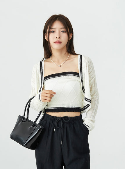 Slit Banded Pants OU12