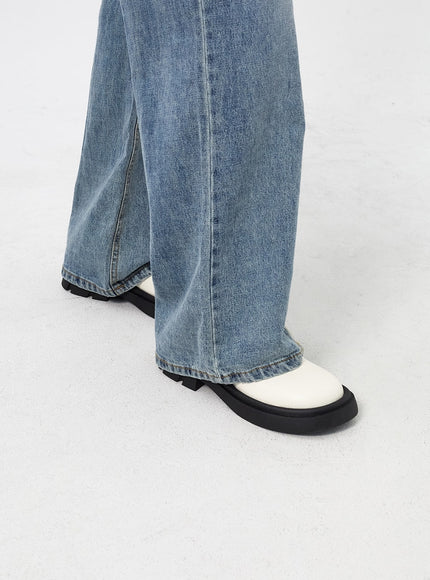 Round Toe Platform Loafer CM317