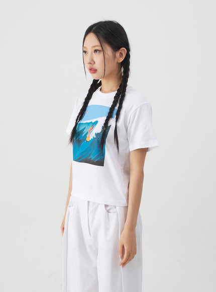 Surfing Graphic Tee CJ02