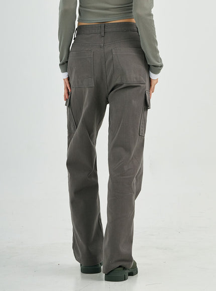 Stella 寬幅工裝棉褲 CS23