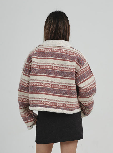 Shearing Crop Duffel Coat CN25