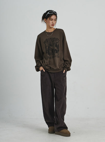 Graphic Oversize Sweatshirt CD07
