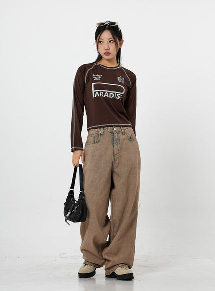 Raemon 中性寬牛仔褲 CS21